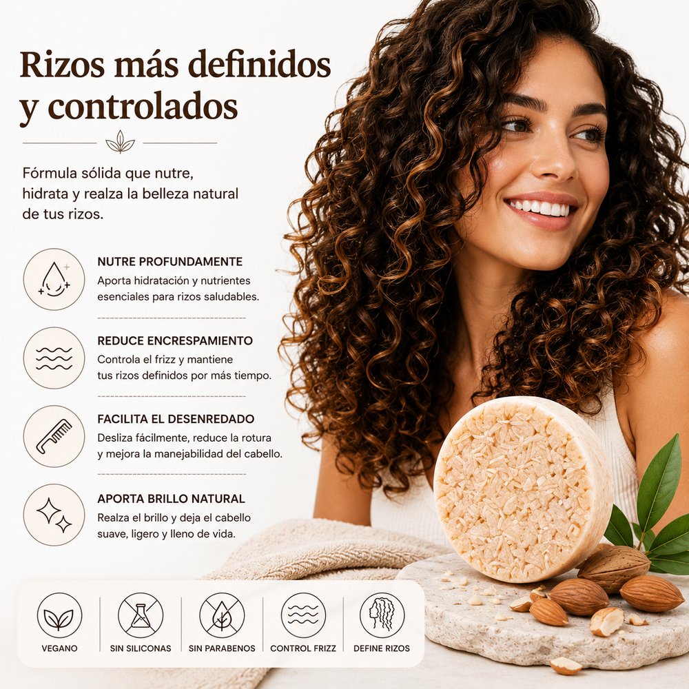 Acondicionador Sólido Aceite de Almendra