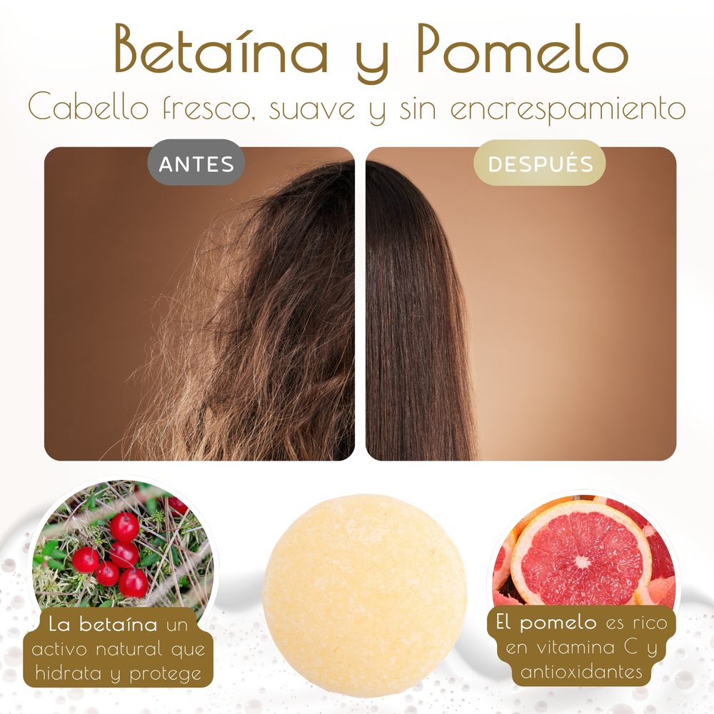 Champú Sólido Betaína y Sal Marina