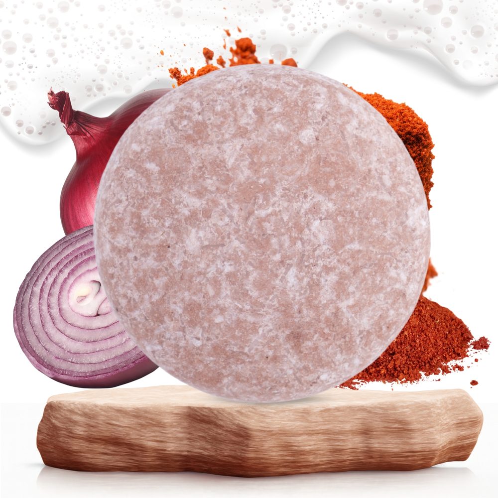Champú Sólido Cebolla Roja y Arcilla