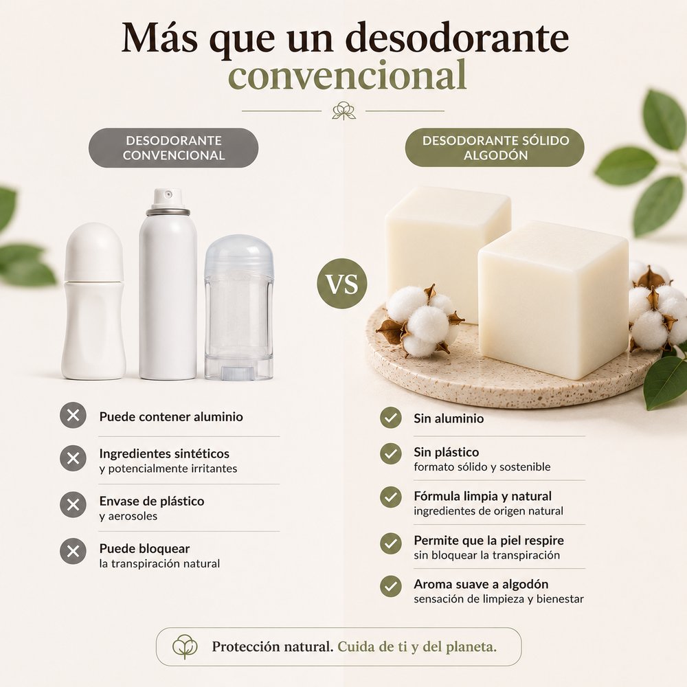 Desodorante Sólido Algodón