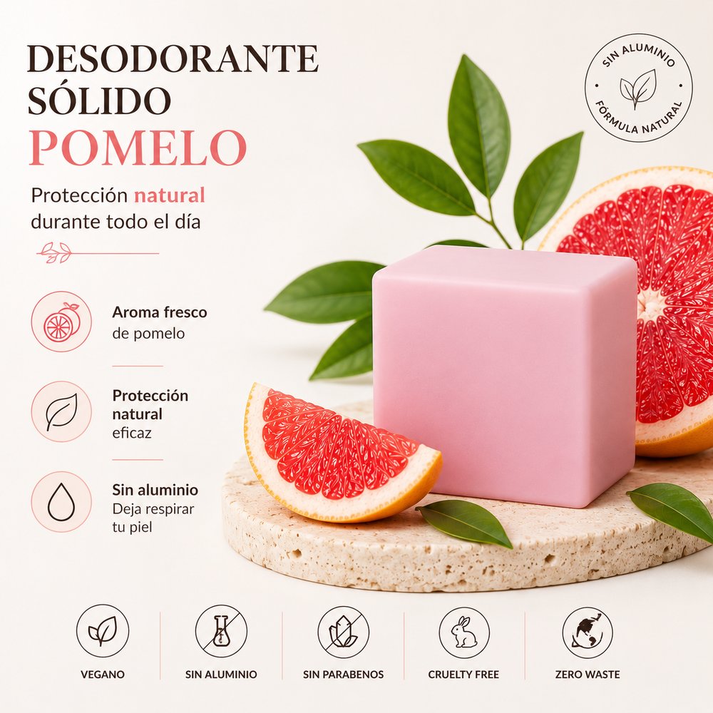 Desodorante Sólido Pomelo