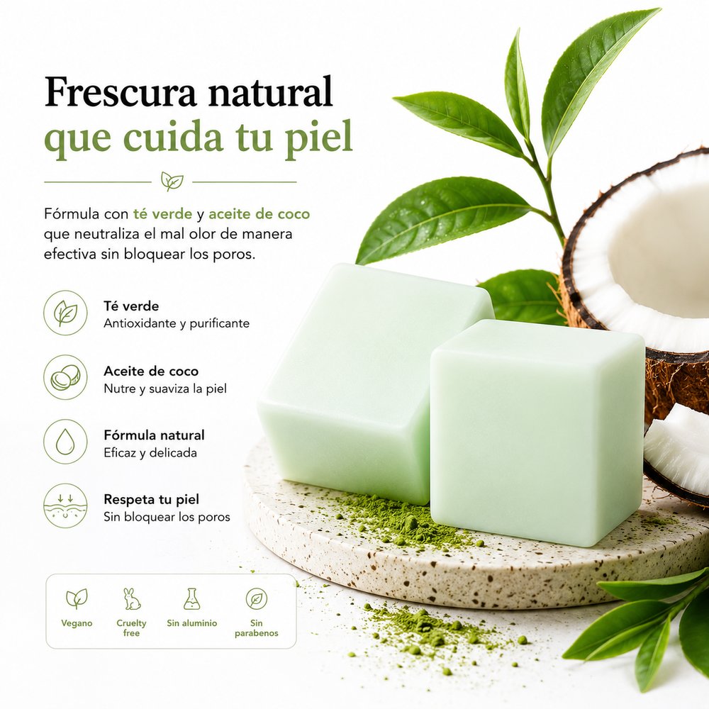 Desodorante Sólido Te Verde