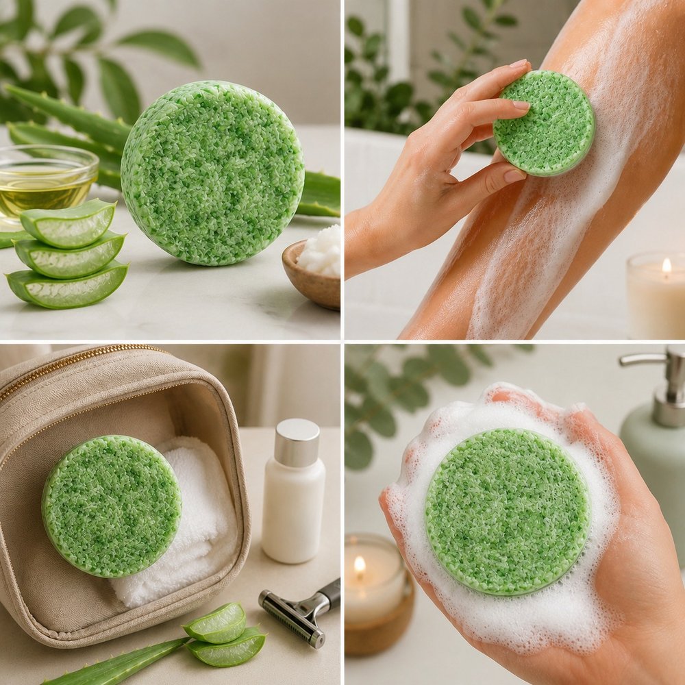 Espuma Sólida Depilación Aloe Vera