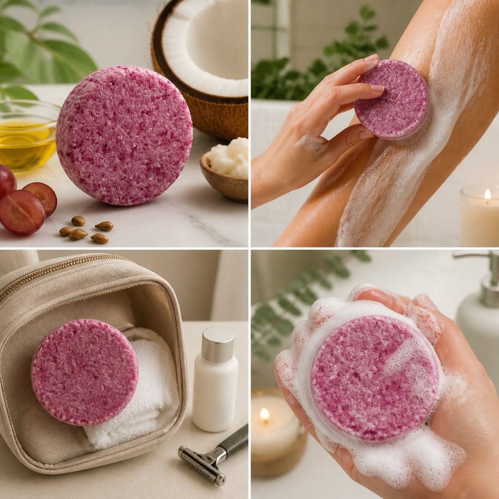 Espuma Sólida Depilación Pepita de Uva