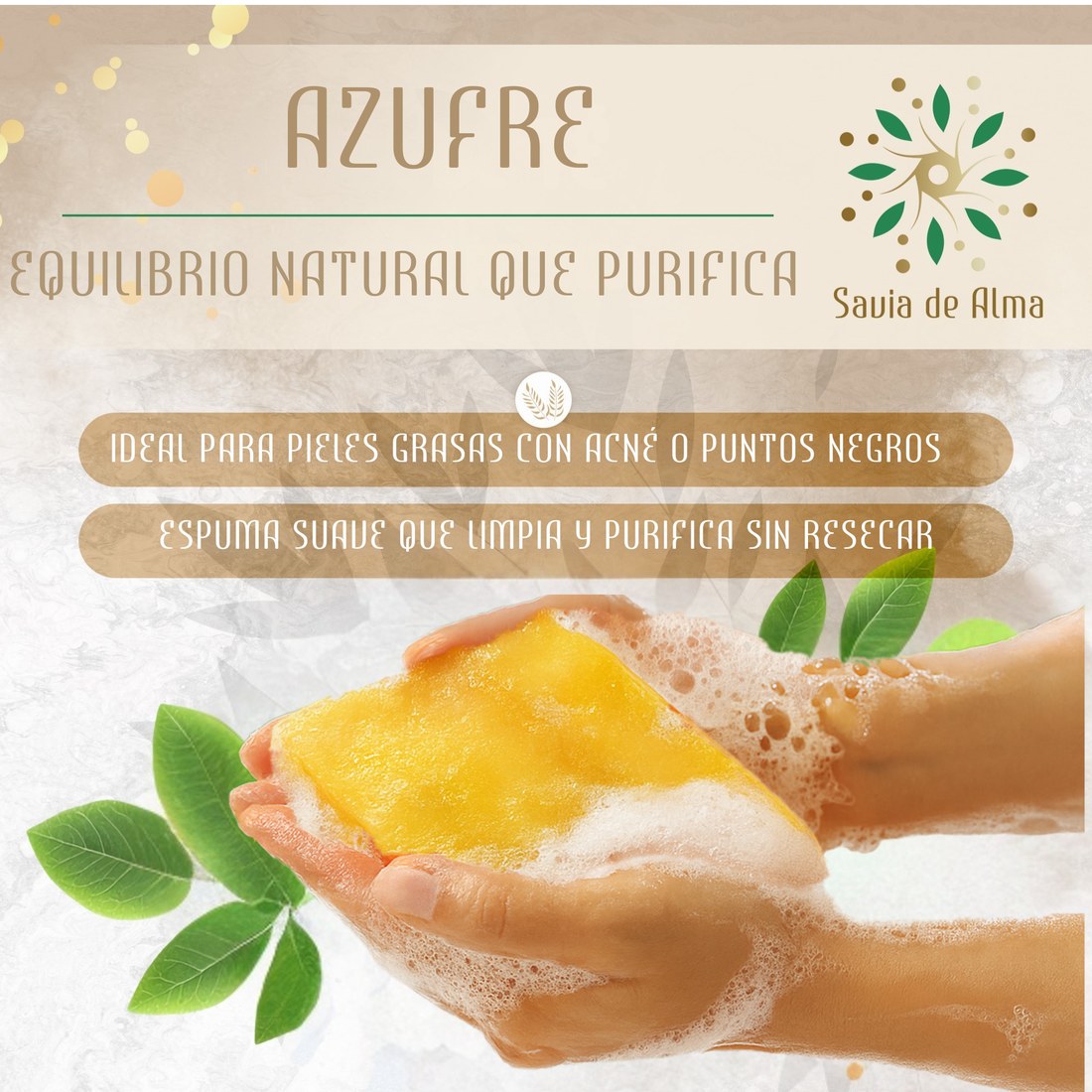Jabón Artesanal de Azufre