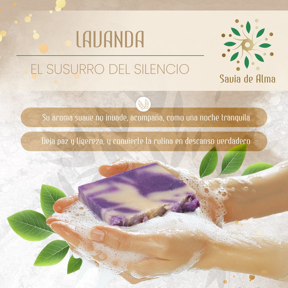 Jabón Artesanal de Lavanda