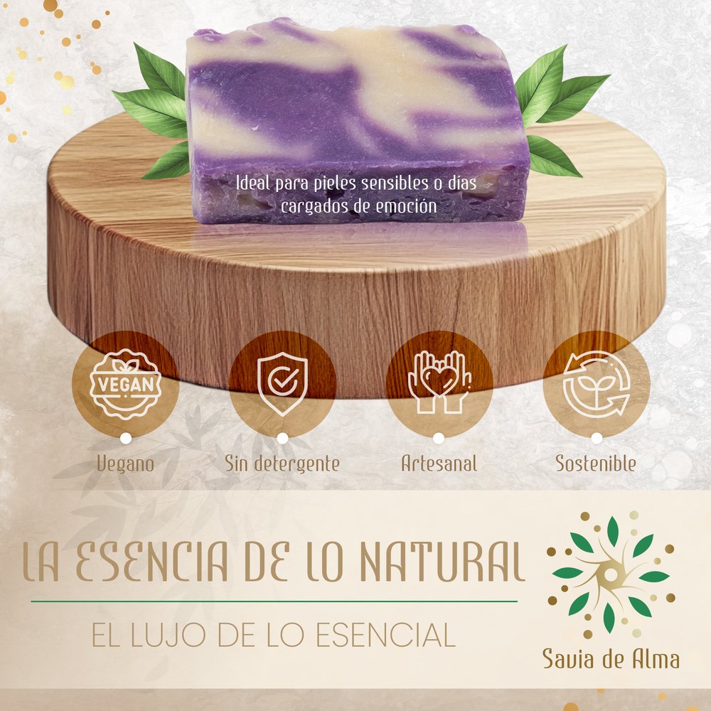 Jabón Artesanal de Lavanda