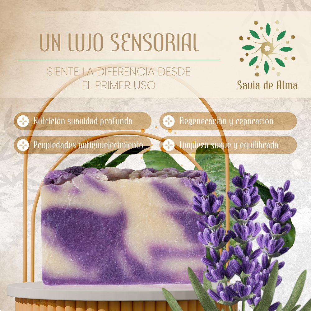 Jabón Artesanal de Lavanda